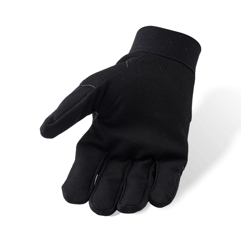 Guantes de trabajo mecánicos de uso general — palma de cuero sintético duradera con espalda tejida Guantes de trabajo mecánicos de uso general — palma de cuero sintético duradera con espalda tejida